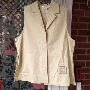 Fern Bratten sleeveless top/vest